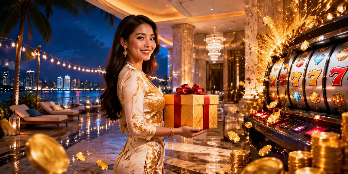 Pemain slot di Pulau Pinang menikmati permainan slot dalam talian menggunakan peranti mudah alih